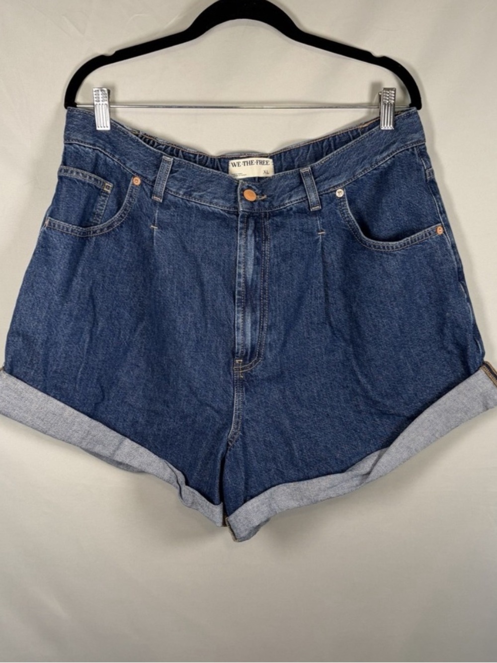 The Free People Size XL We The Free Denim Shorts Danni in a High Rise Short Roll